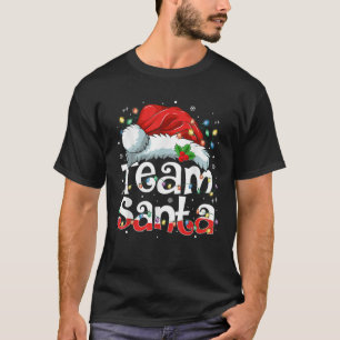 Team Santa Claus Christmas Family Matching Pajama T-Shirt
