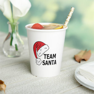 Team Santa ,Cool Christmas Gift Paper Cups
