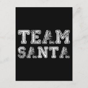 Team Santa Funny Christmas Enclosure Card