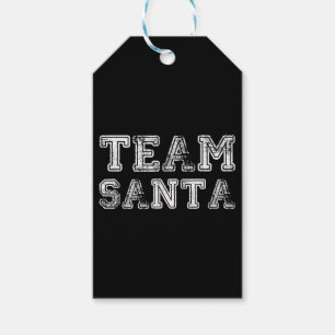 Team Santa Funny Christmas Gift Tags