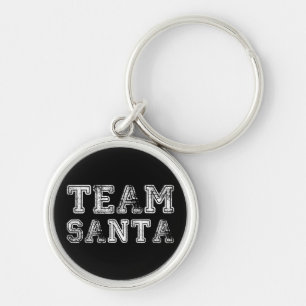 Team Santa Funny Christmas Key Ring