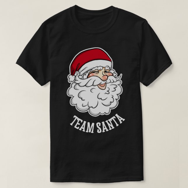 Team santa  Funny Santa Christmas Tshirt Boy Girl  (Design Front)