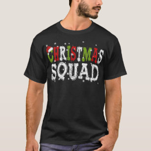 Team Santa Group Christmas Squad Family Matching X T-Shirt