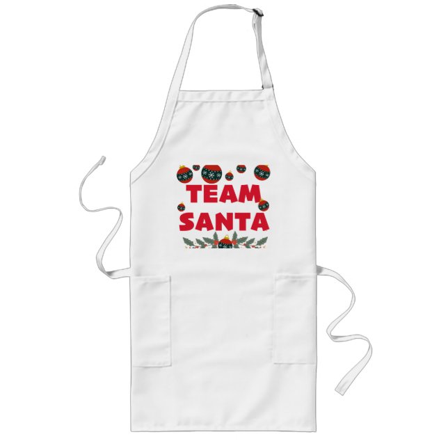 Team Santa Long Apron (Front)