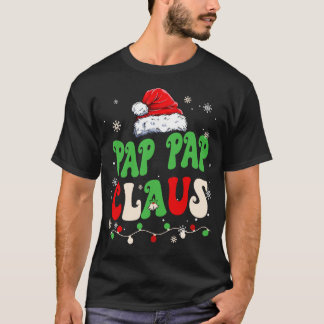 Team Santa Pap Pap Claus Matching Family Christmas T-Shirt