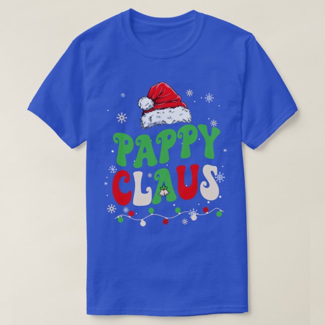Team Santa Pappy Claus Elf Matching Family Christm T-Shirt (Design Front)