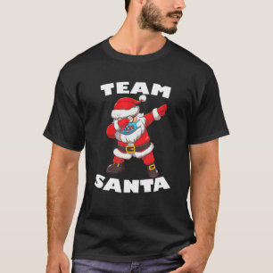 Team Santa Quarantine Christmas 2021 Dabbing Santa T-Shirt