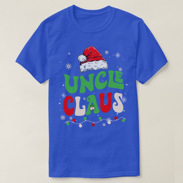 Team Santa Uncle Claus Elf Matching Family Christm T-Shirt (Design Front)