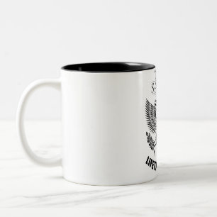 Team Santos Lifetime member Two-Tone Coffee Mug