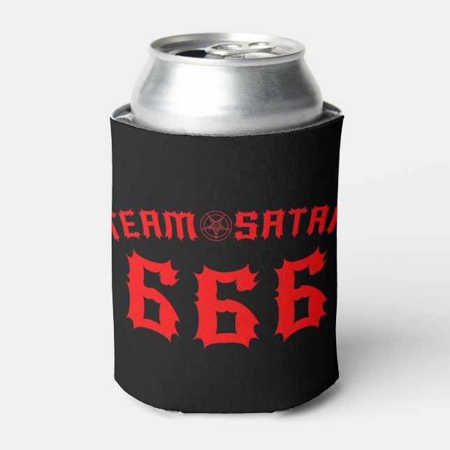 Team Satan 666 Can Cooler (Can Front)
