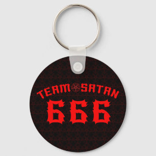 Team Satan 666 Key Ring