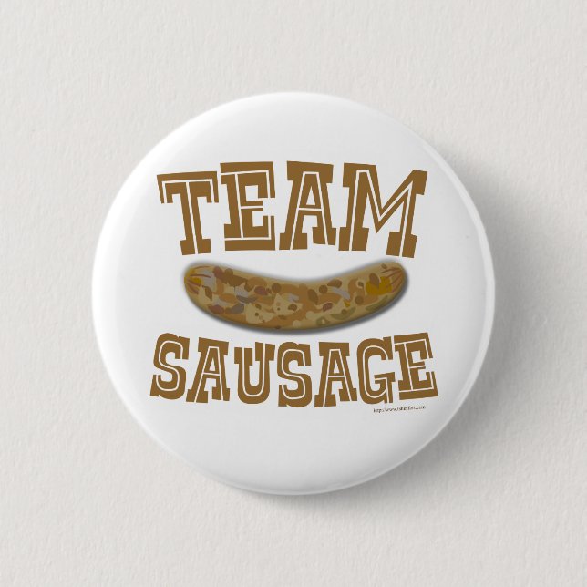 Team Sausage 6 Cm Round Badge (Front)