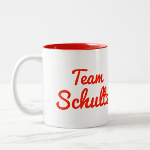 Team Schultz Two-Tone Coffee Mug