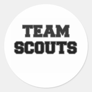 Team Scouts Classic Round Sticker
