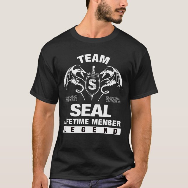 Team SEAL - Lifetime Member T-Shirt (Front)