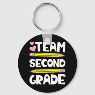 Team Second Grade Fun 2nd Back To School Teacher S Key Ring