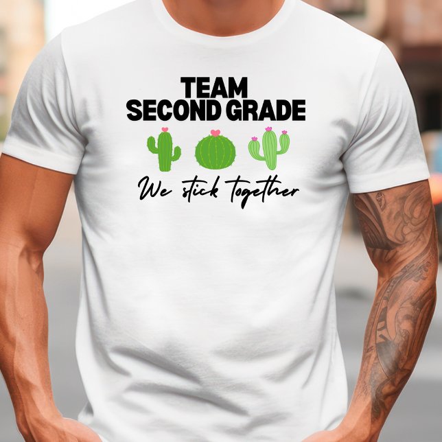 Team Second Grade We Stick Together Teacher Tshirt (Creator Uploaded)