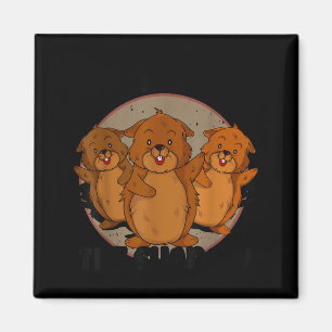 Team Shadow Crew Groundhog Day Respect The Shadow  Magnet