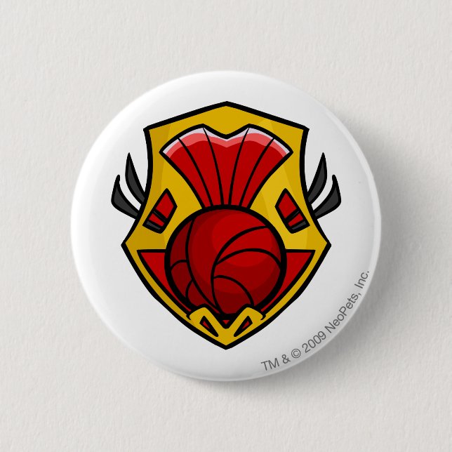 Team Shenkuu Logo 6 Cm Round Badge (Front)
