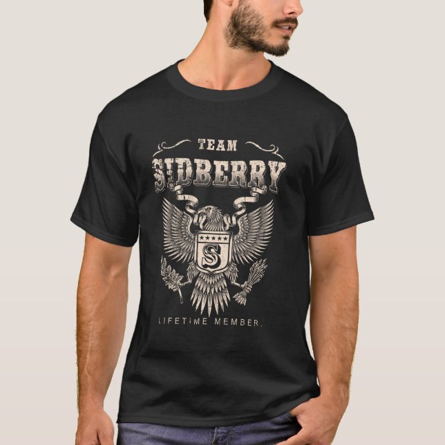 Team Sidberry Lifetime Member - Sidberry Name T-Shirt (Front)