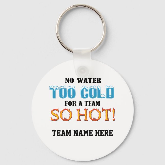 Team So Hot Key Ring (Front)