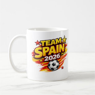 TEAM SPAIN 2026 Mug Patriotic Spain Foot