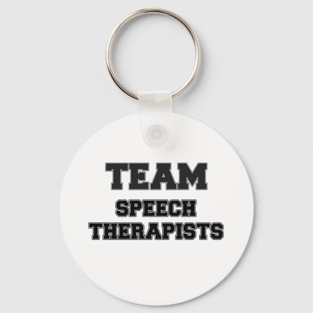 Team Speech Therapists Key Ring (Front)