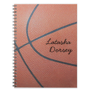Team Spirit_Basketball texture_Autograph Style Notebook