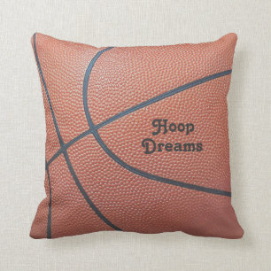 Team Spirit_Basketball texture look_Hoop Dreams Cushion