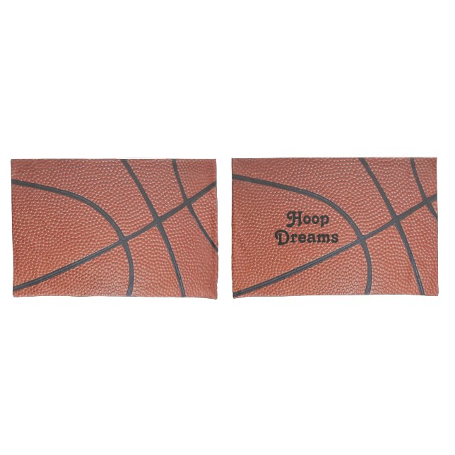 Team Spirit_Basketball texture look_Hoop Dreams Pillowcase (Front-Set)