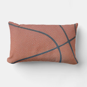 Team Spirit_Basketball texture look_roadtrip ready Lumbar Cushion