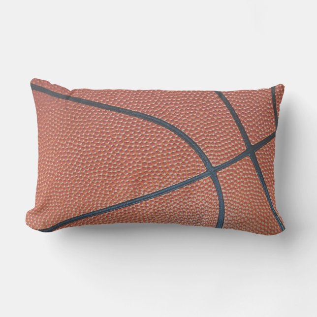 Team Spirit_Basketball texture look_roadtrip ready Lumbar Cushion (Front)