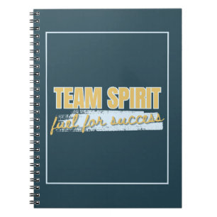 Team Spirit Inspirational Company Business Gift Notebook