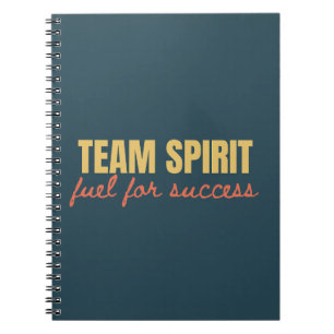 Team Spirit Motivational Company Business Gift Notebook