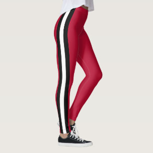 Team Spirit of Georgia on Red Leggings