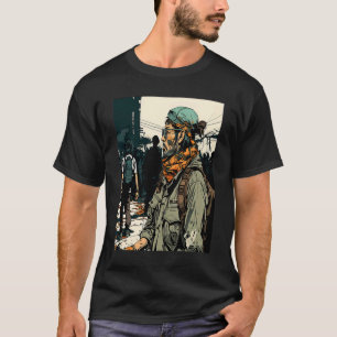 Team Sport Games Retro Airsoft Player T-Shirt