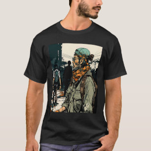 Team Sport Games Retro Airsoft Player T-Shirt