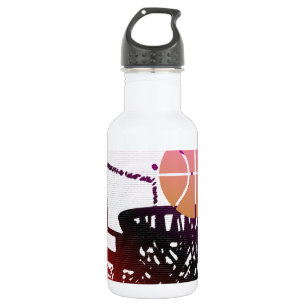 Team Sports Ball Basketball Net Coach Game 532 Ml Water Bottle