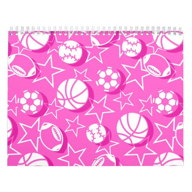 Team sports girls calendar (Cover)