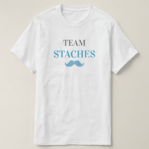 Team Staches Gender Reveal Men's T-Shirt