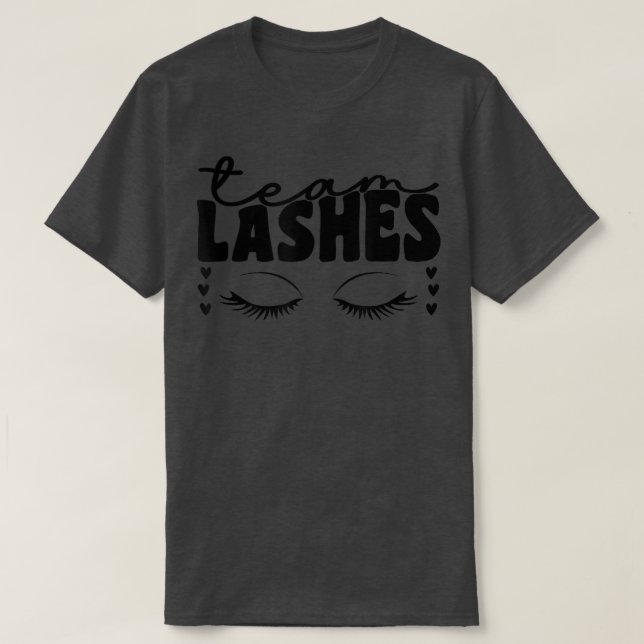 Team Staches Pink Or Blue Team Lashes Staches Gend T-Shirt (Design Front)