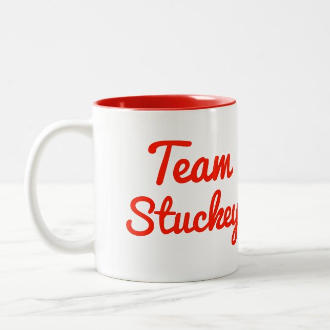 Team Stuckey Two-Tone Coffee Mug (Left)