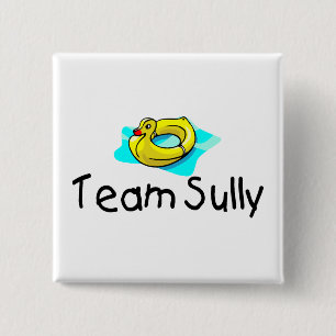 Team Sully Duck 15 Cm Square Badge