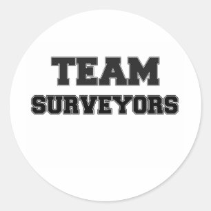Team Surveyors Classic Round Sticker