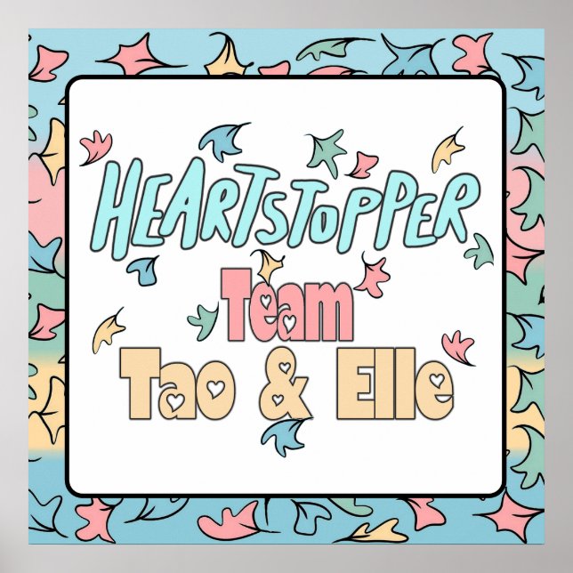 Team Tao And Elle White Poster (Front)