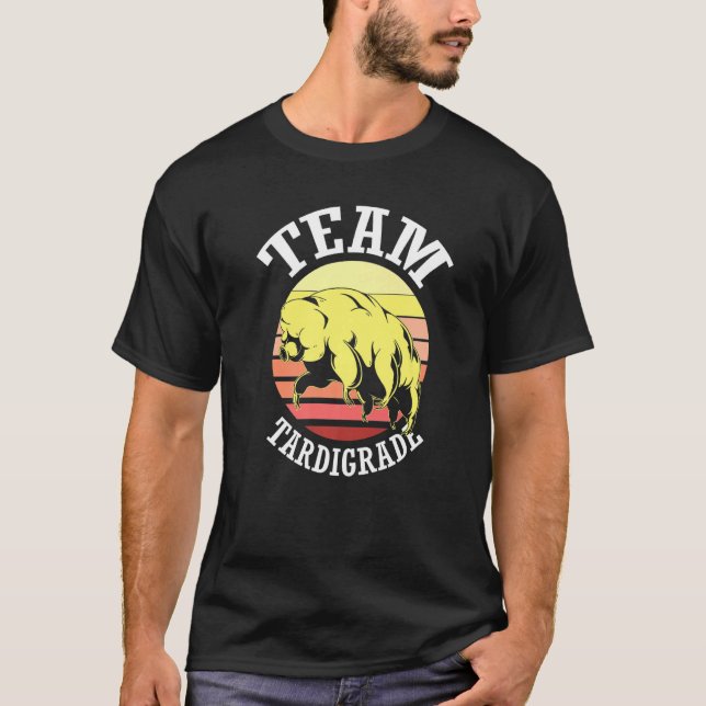 Team Tardigrade Moss Piglet Science  Tardigrade T-Shirt (Front)