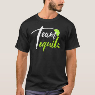 Team Tequila With Green Lime Salt Group Costume T-Shirt