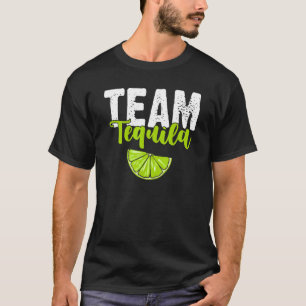 Team Tequila With Green Lime Salt Group Costume T-Shirt