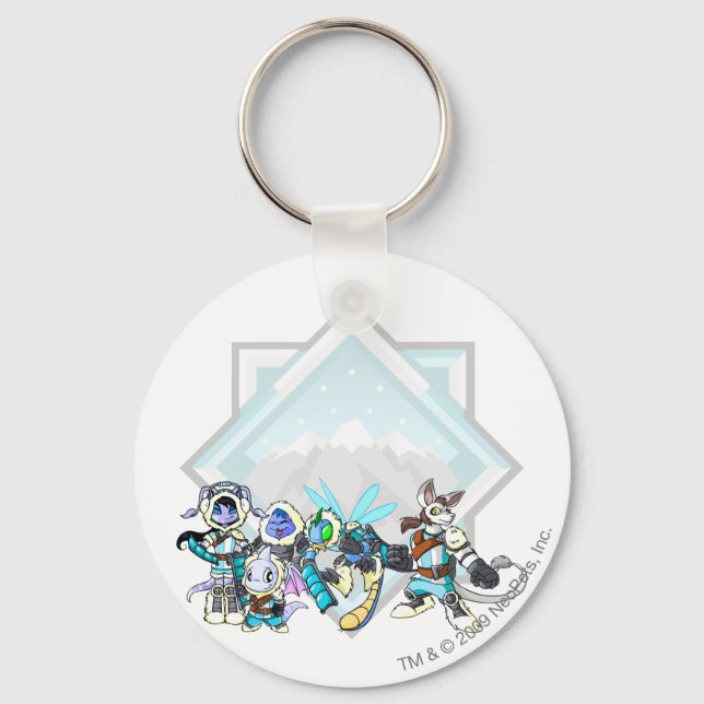 Team Terror Mountain Group Key Ring (Front)