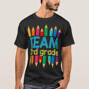 Team Third Grade Back To School 3rd Grade Teacher  T-Shirt